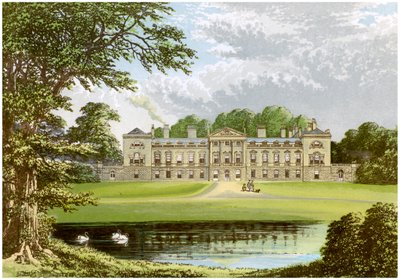 Abbazia di Woburn, Bedfordshire, casa del Duca di Bedford, c1880 da Unbekannt