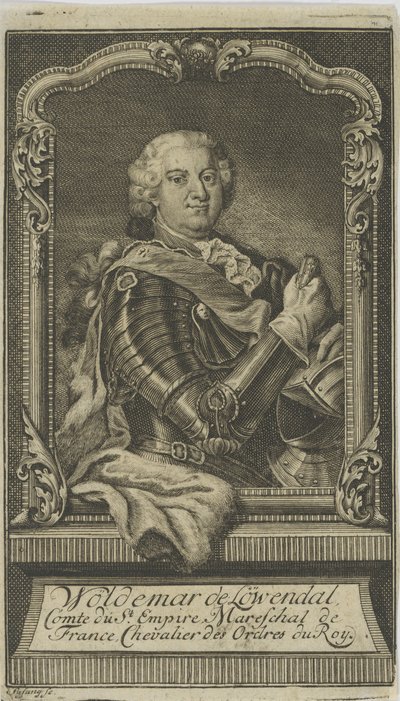 Woldemar Freiherr von Löwendal 1660-1740, prima del 1748 da Unbekannt
