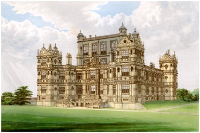 Wollaton Hall, Nottingham, Nottinghamshire, casa di Lord Middleton, c. 1880 da Unbekannt