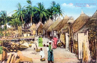 Villaggio Wolof, o Ouolof, Senegal, XX secolo da Unbekannt