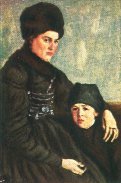 Donna di Dachau con bambino, c1928 da Unbekannt