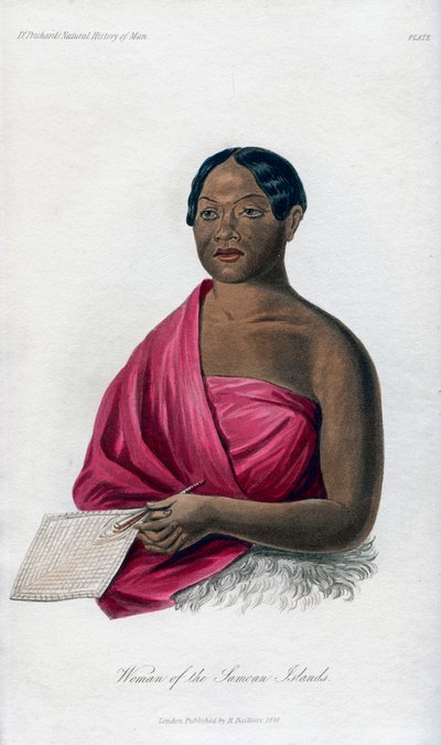 Donna delle Isole Samoa, 1848 da Unbekannt