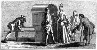 Donna in costume del tempo di Luigi XIV, 1885 da Unbekannt