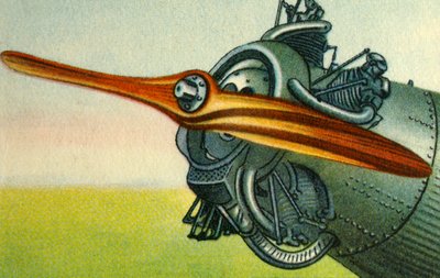 Elica di legno per aeromobile prodotta dalla compagnia Hugo Heine Propeller-Werk, 1932 da Unbekannt