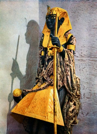 Statua di legno di Tutankhamon, Egitto da Unbekannt