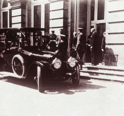 Woodrow Wilson e Re Alberto I, c1914-c1918 da Unbekannt