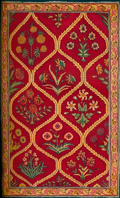 Tappeto di lana. Fabbrica Reale Indiana di Lahore, XVII secolo, 1903 da Unbekannt