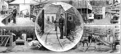 Lavoratori alla Nobel Explosives Company Limited, Ardeer, Ayrshire, 1884 da Unbekannt