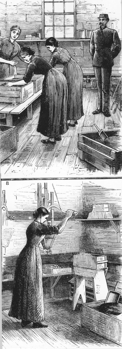 Lavoratori della Nobel Explosives Company Limited, Ardeer, Ayrshire, 1884 da Unbekannt