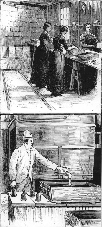Lavoratori alla Nobel Explosives Company Limited, Ardeer, Ayrshire, 1884 da Unbekannt