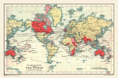 Mappa del mondo che mostra l