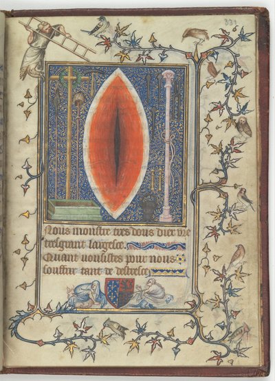 Ferita di Cristo dal Salterio e libro di preghiere di Bonne de Luxembourg, ca 1345 da Unbekannt