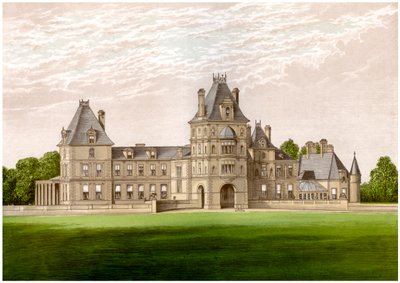 Wynnstay, Denbighshire, Galles, casa del Barone Williams-Wynn, c1880 da Unbekannt