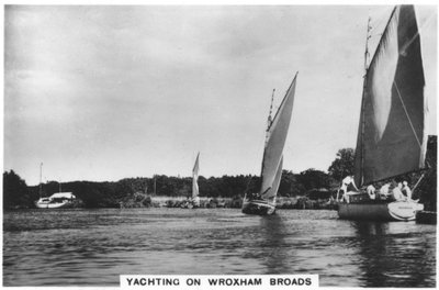 Navigazione a vela sui Wroxham Broads, 1936 da Unbekannt