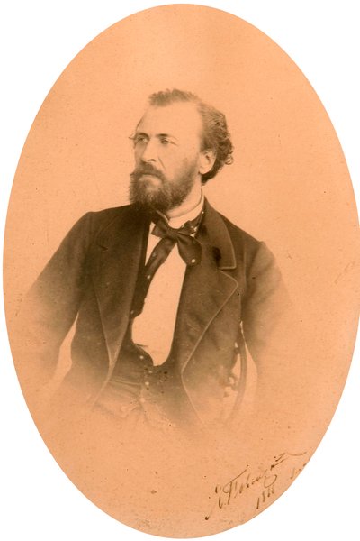 Yakov Polonsky, poeta russo, c1866 da Unbekannt