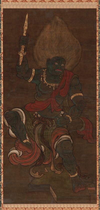 Yaksa forma di Vajrapani Blue Fudo da Unbekannt