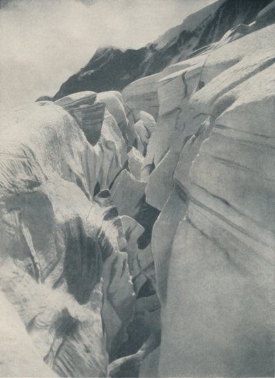 Crepaccio Sbavato dal Bergli Sopra Grindelwald, c1935 da Unbekannt