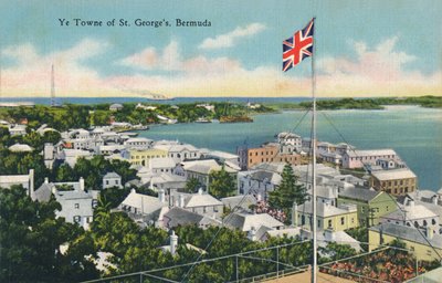La città di St. Georges, Bermuda, inizio XX secolo da Unbekannt