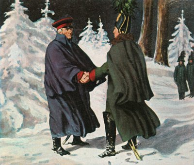 Incontro di Yorck con il Generale Russo Diebitsch, 25 dicembre 1812 da Unbekannt