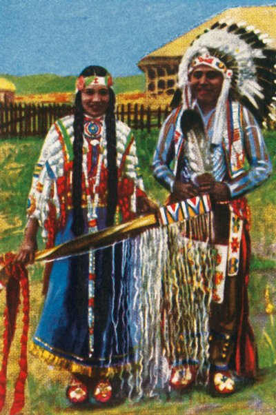 Giovani nativi americani, c1928 da Unbekannt