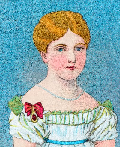 Giovane Regina Vittoria, allora Principessa Alexandrina Victoria di Kent, c1829 c1902 da Unbekannt