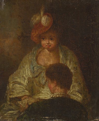 Giovane donna e uomo, XVIII secolo da Unbekannt