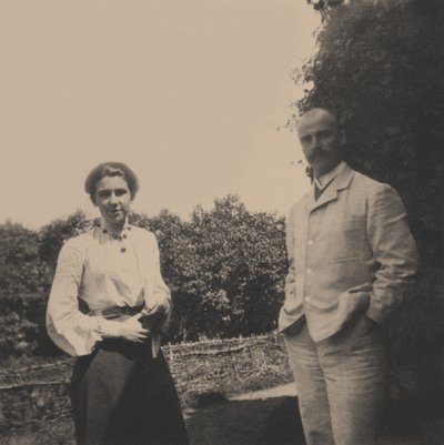 Yuri Alexandrovich Olsufyev 1878-1938 con sua moglie Sophia Vladimirovna, 1900s da Unbekannt