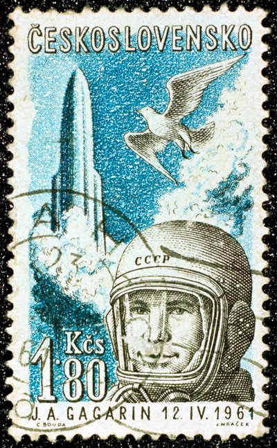Yuri Gagarin, cosmonauta sovietico russo, 1961 da Unbekannt