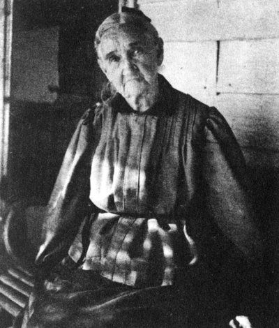 Zerelda Samuel, madre dei fuorilegge americani Jesse e Frank James, c1885-1915 da Unbekannt