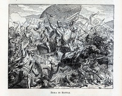 Ziska in battaglia, 1882 da Unbekannt