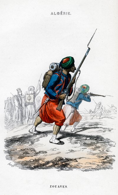 Zouaves, esercito francese in Algeria da Unbekannt