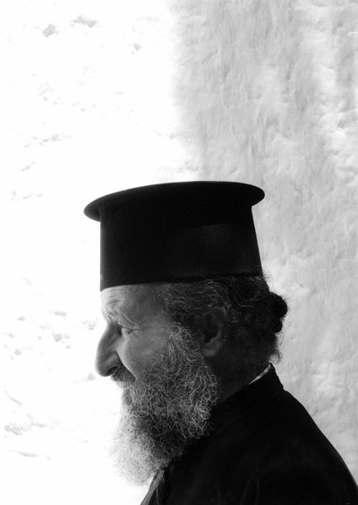Sacerdote della Chiesa Ortodossa a Creta (papa) Creta 1985 da Unbekannt