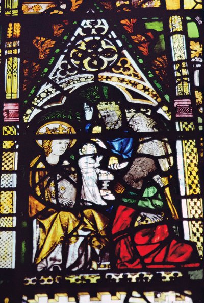Adorazione dei Magi, originariamente da Aerschot, vicino a Lovanio (dettaglio) da Unbekannt Unbekannt