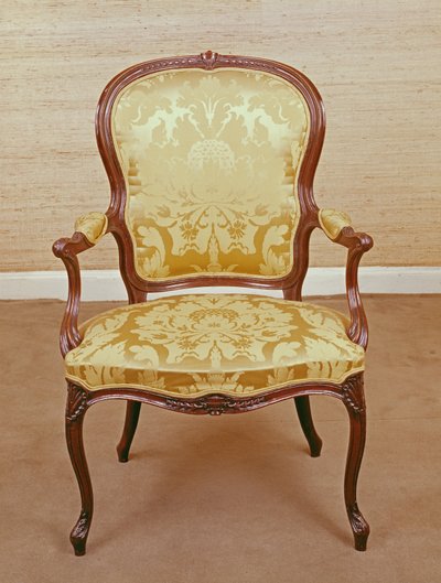 Poltrona, disegnata da Hepplewhite, c.1770 da Unbekannt Unbekannt