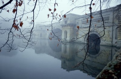 Ponte sul lago, Blenheim Palace, Oxfordshire, costruito c.1705-24 da Unbekannt Unbekannt