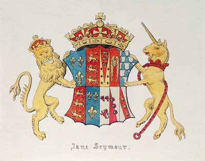 Stemma di Jane Seymour (c.1509-37), terza moglie di Re Enrico VIII d