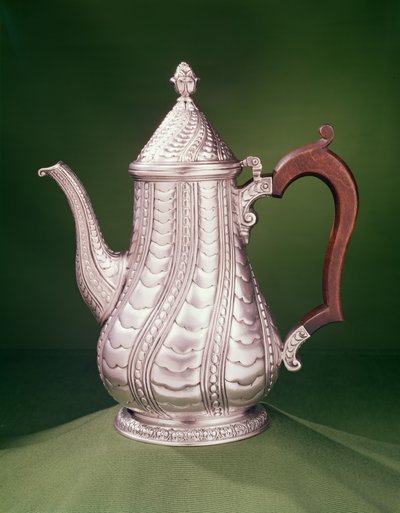 Caffettiera di Paul de Lamerie, c.1745 da Unbekannt Unbekannt