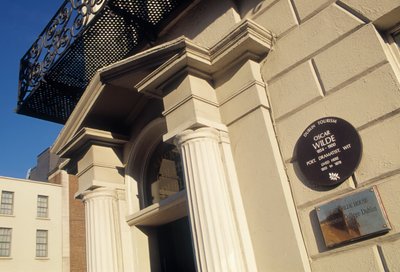 Ingresso del Museo della Casa di Oscar Wilde al Numero Uno di Merrion Square da Unbekannt Unbekannt