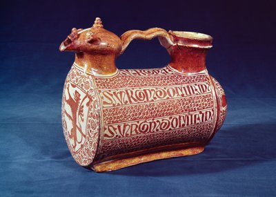 Brocca con decorazione a lustro, inizio XVI secolo, usata per versare acqua sulle mani durante e tra i pasti da Unbekannt Unbekannt