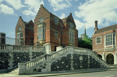 Esterno della Harrow School, Middlesex da Unbekannt Unbekannt