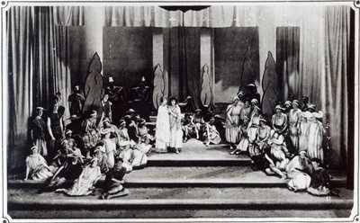 Prima rappresentazione teatrale in Inghilterra dell