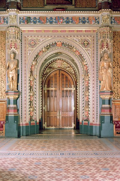 Palazzo del Parlamento, Ingresso alla Sala del Robing, Galleria Reale, c.1841, Sir Charles Barry & Augustus Pugin, Westminster, Londra, UK da Unbekannt Unbekannt