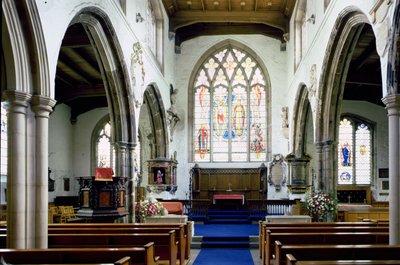 Interno della Chiesa di St. Olave, Hart Street, Città di Londra da Unbekannt Unbekannt