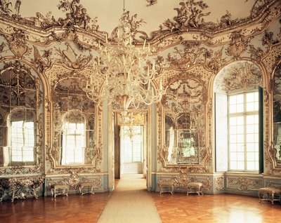 Interno del Salone degli Specchi progettato da François Cuvilliés, 1734-39 da Unbekannt Unbekannt