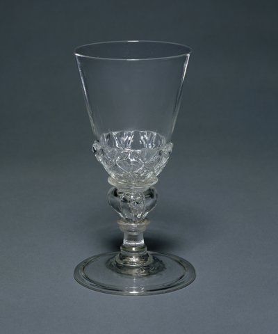 Calice di vetro al piombo: Facon de Venise, c.1680 da Unbekannt Unbekannt