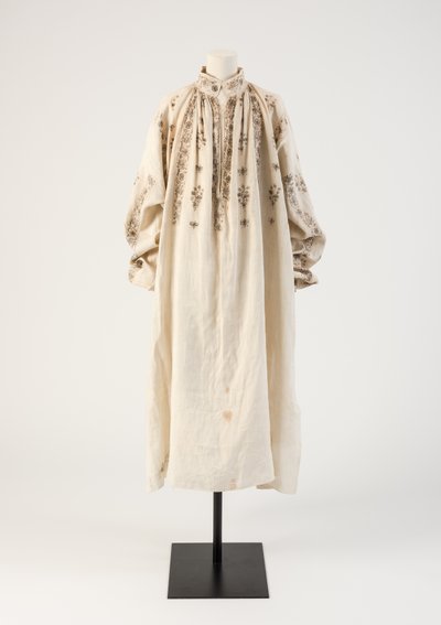 Camicia da uomo ricamata in lino, anni 1600 da Unbekannt Unbekannt