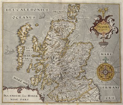 Mappa del Regno di Scozia, XVII secolo Scotia Regnum da Unbekannt Unbekannt