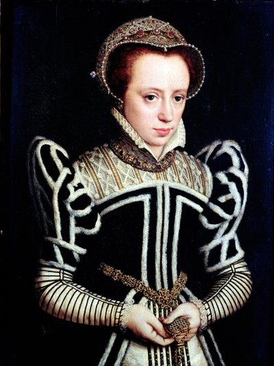 Ritratto di una Signora, possibilmente Maria Stuarda (olio) da Unbekannt Unbekannt