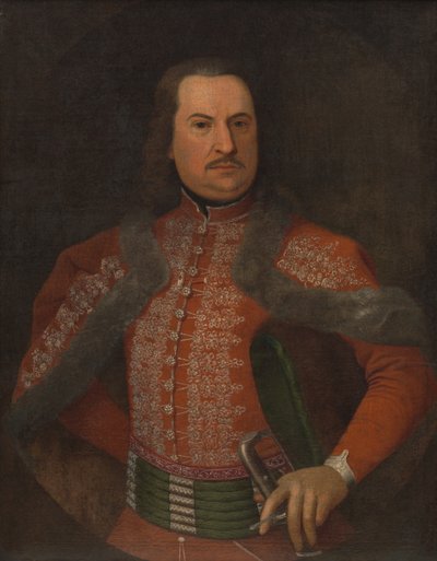 Ritratto di Jób Zmeškal da Unbekannt Unbekannt