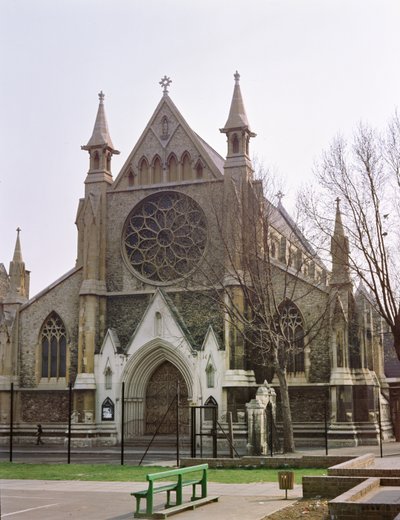 Chiesa di St. Annes, Limehouse, progettata da Gilbert Blount, 1855 e 1894 da Unbekannt Unbekannt